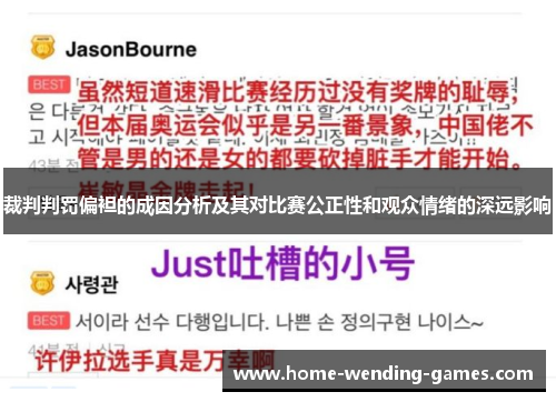 裁判判罚偏袒的成因分析及其对比赛公正性和观众情绪的深远影响
