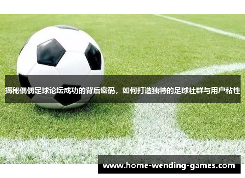 揭秘偶偶足球论坛成功的背后密码，如何打造独特的足球社群与用户粘性